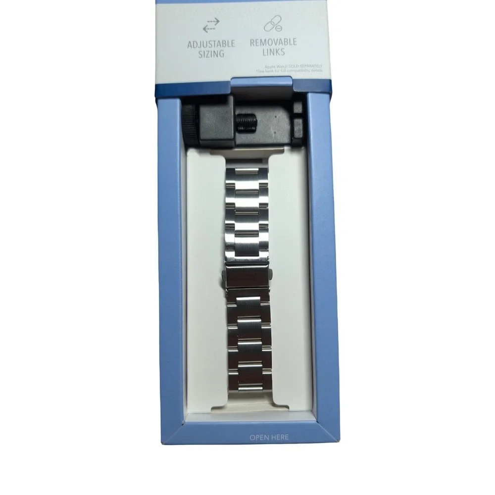 11-U Insignia Stainless Steel Link Band for Apple Watch 42, 44, 45, 46, & 49mm ⬇